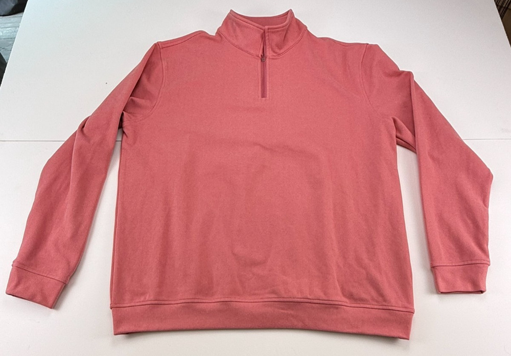 Kenneth Cole Men's XL Coral Slim Fit Quarter Zip Pullover Sweater